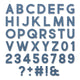 Sizzix • tim holtz thinlits die set alphanumeric bold 80pcs