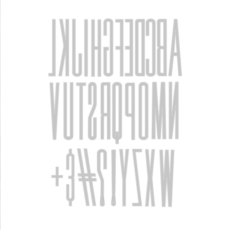 Afbeelding laden in galerijviewer, Sizzix • tim holtz thinlits die set alphanumeric stretch upper 31pcs
