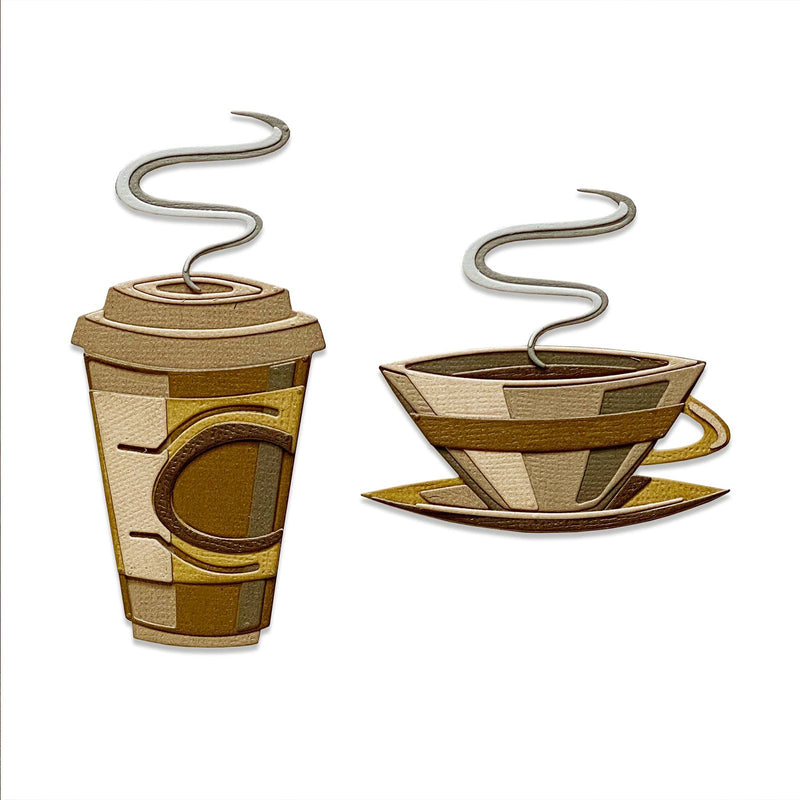 Afbeelding laden in galerijviewer, Sizzix • tim holtz thinlits die set cafe colorize 14pcs

