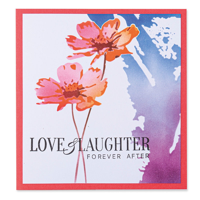 Afbeelding laden in galerijviewer, Sizzix • layered stencil flowers
