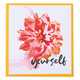 Sizzix • layered stencils painted flower 4stuks
