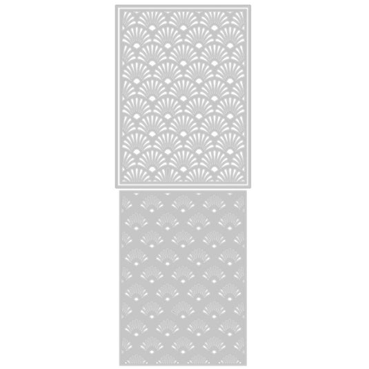 Sizzix • thinlits die set 3pk layered geo shells