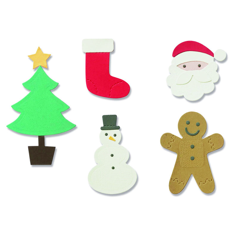 Afbeelding laden in galerijviewer, Sizzix • thinlits die set basic christmas shapes
