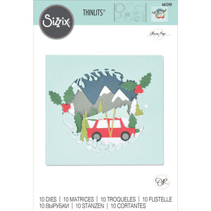 Sizzix • thinlits die set winter woodland