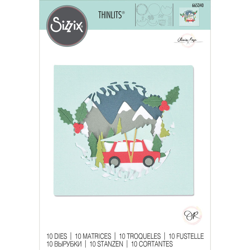 Afbeelding laden in galerijviewer, Sizzix • thinlits die set winter woodland
