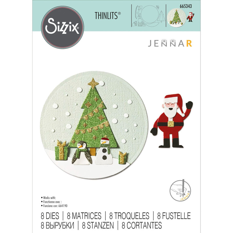 Afbeelding laden in galerijviewer, Sizzix • thinlits die set snowdome
