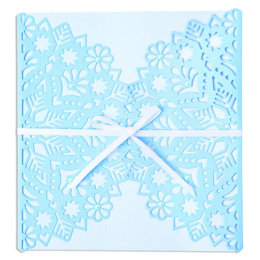 Sizzix • thinlits die snowflake wrap