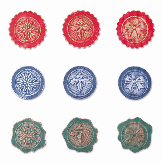 Sizzix • switchlits embossing folder seasonal seals