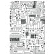 Sizzix • tim holtz multi-level texture fades embossing folder circuit