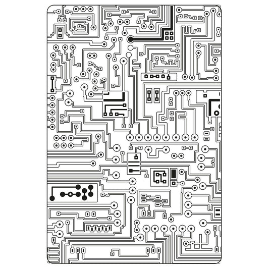 Sizzix • tim holtz multi-level texture fades embossing folder circuit