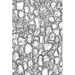 Sizzix • tim holtz 3-d texture fades embossing folder cobblestone #2