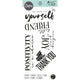 Sizzix • clear stamps sunnyside sentiments #8