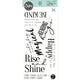 Sizzix • clear stamps sunnyside sentiments #9
