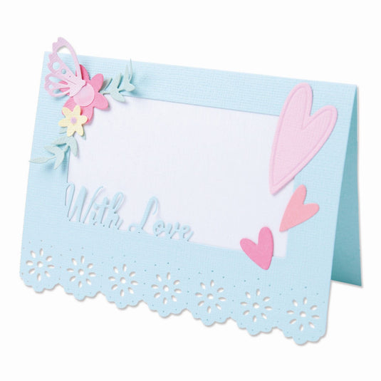 Sizzix • thinlits snijmal lace card base