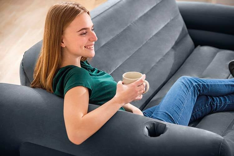 Afbeelding laden in galerijviewer, Intex Pull-Out uitklapbare opblaasbank
