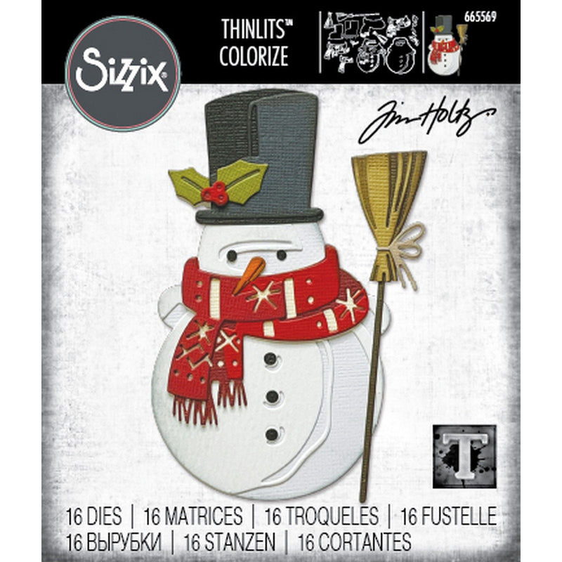 Afbeelding laden in galerijviewer, Sizzix • thinlits die set 16pcs winston, colorize by tim holtz
