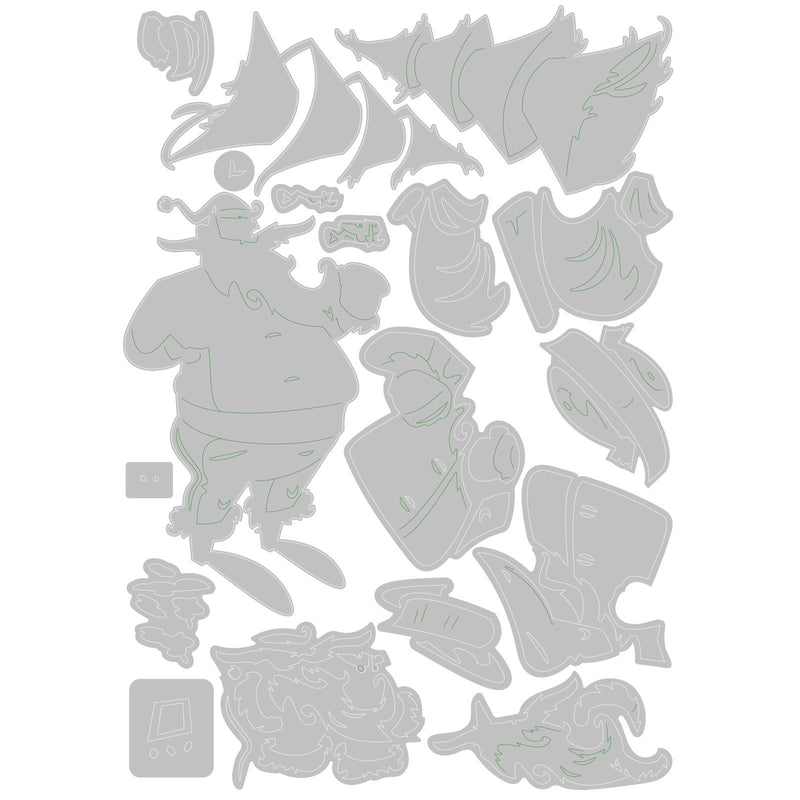 Afbeelding laden in galerijviewer, Sizzix • tim holtz thinlits die set woodland santa colorize 18pcs
