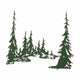 Sizzix • tim holtz thinlits die tall pines