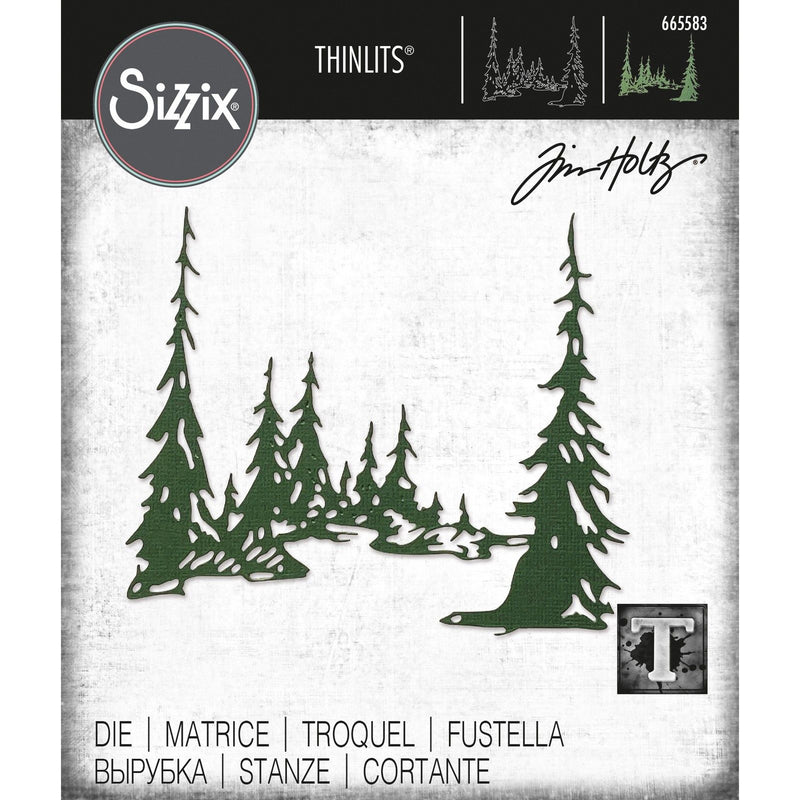 Afbeelding laden in galerijviewer, Sizzix • tim holtz thinlits die tall pines
