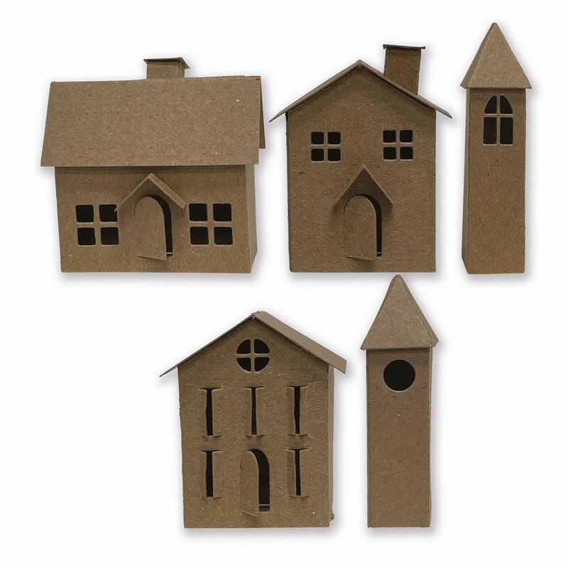 Afbeelding laden in galerijviewer, Sizzix • tim holtz thinlits die set paper village #2 21pcs
