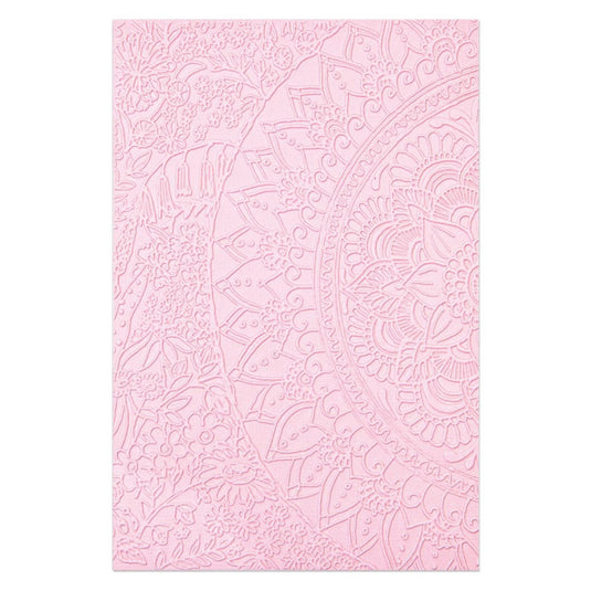 Sizzix • 3-d textured impressions embossing folder half mandala
