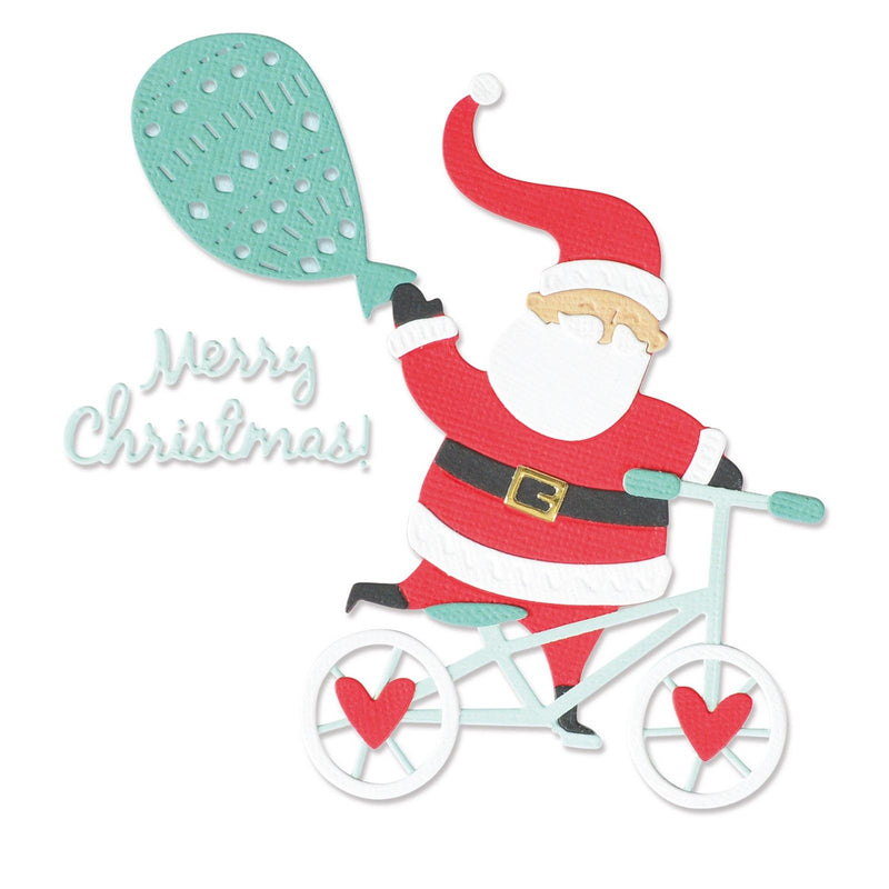 Afbeelding laden in galerijviewer, Sizzix • thinlits snijmallen santa's bike
