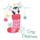Sizzix • thinlits snijmallen penguin stocking