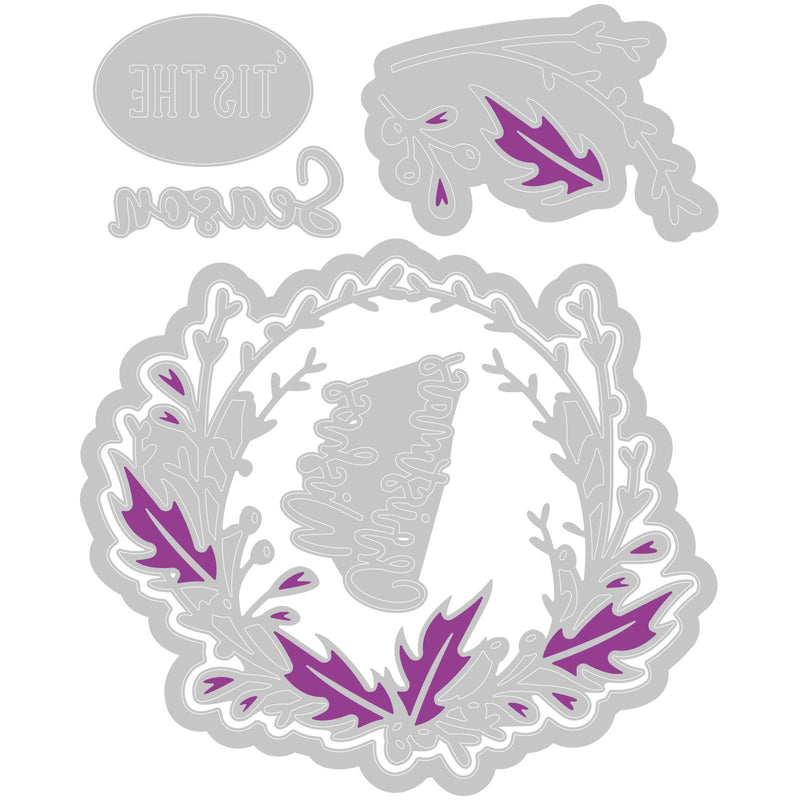 Afbeelding laden in galerijviewer, Sizzix • thinlits snijmallen detailed wreath
