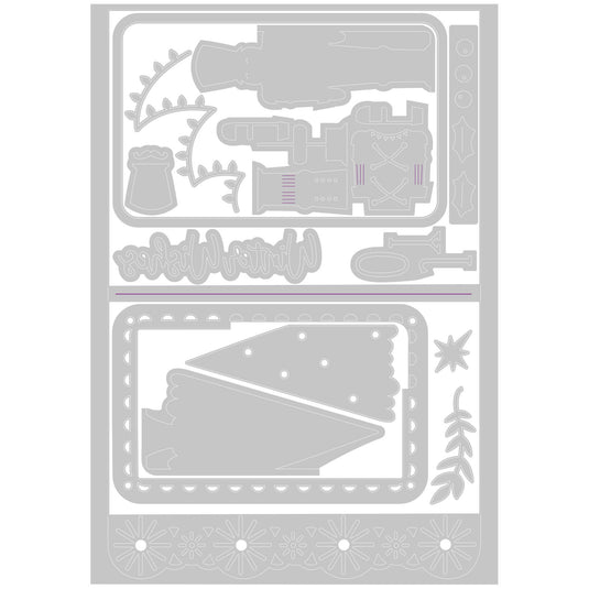 Sizzix • thinlits snijmallen nutcracker card base