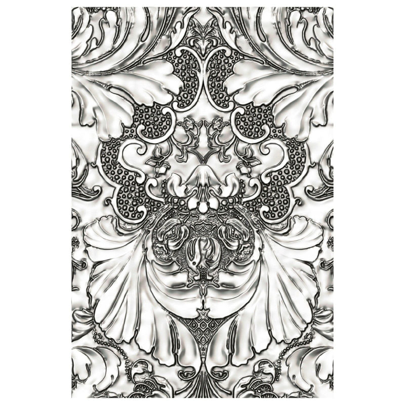 Afbeelding laden in galerijviewer, Sizzix • tim holtz 3-d texture fades embossing folder damask
