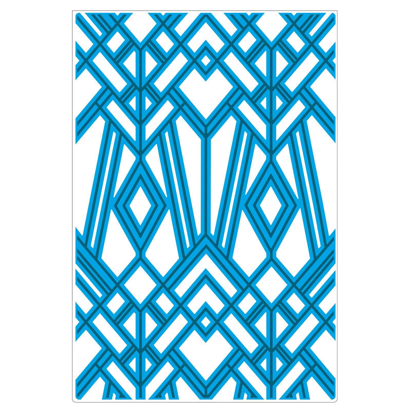 Afbeelding laden in galerijviewer, Sizzix • multi-level textured impressions embossing folder geo diamonds
