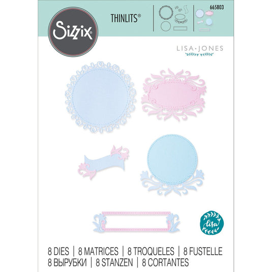 Sizzix • thinlits die set flourish frames