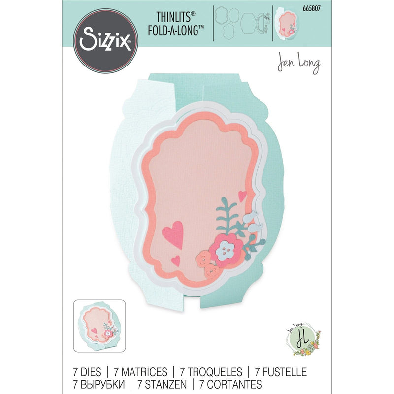 Afbeelding laden in galerijviewer, Sizzix • thinlits die set card label fold-a-long
