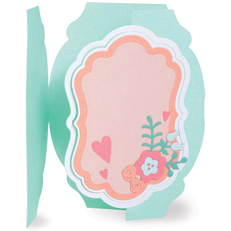 Afbeelding laden in galerijviewer, Sizzix • thinlits die set card label fold-a-long
