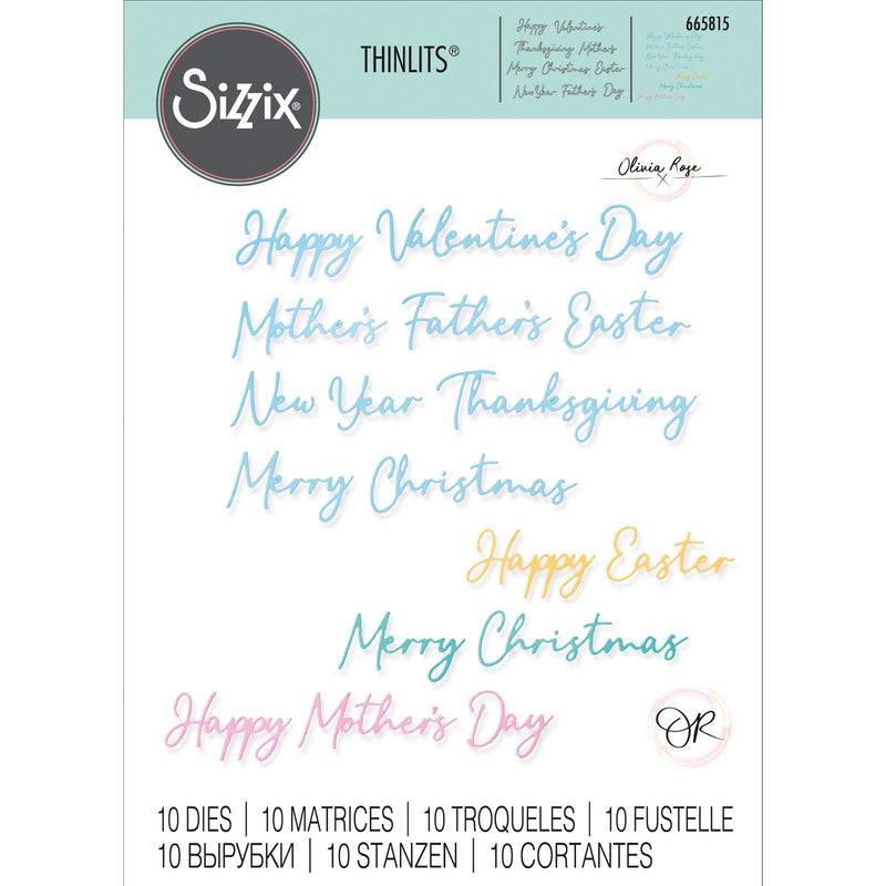 Afbeelding laden in galerijviewer, Sizzix • thinlits die set all occasions
