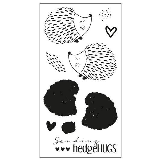 Sizzix • layered clear stamps set hedgehugs 11pieces