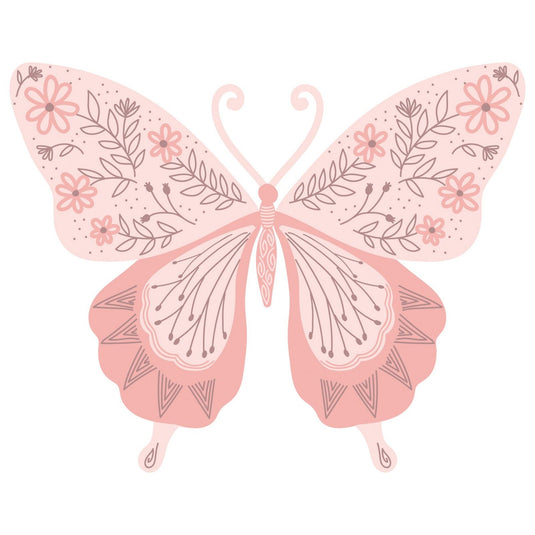 Sizzix • layered clear stamps decorated butterfly 3stuks