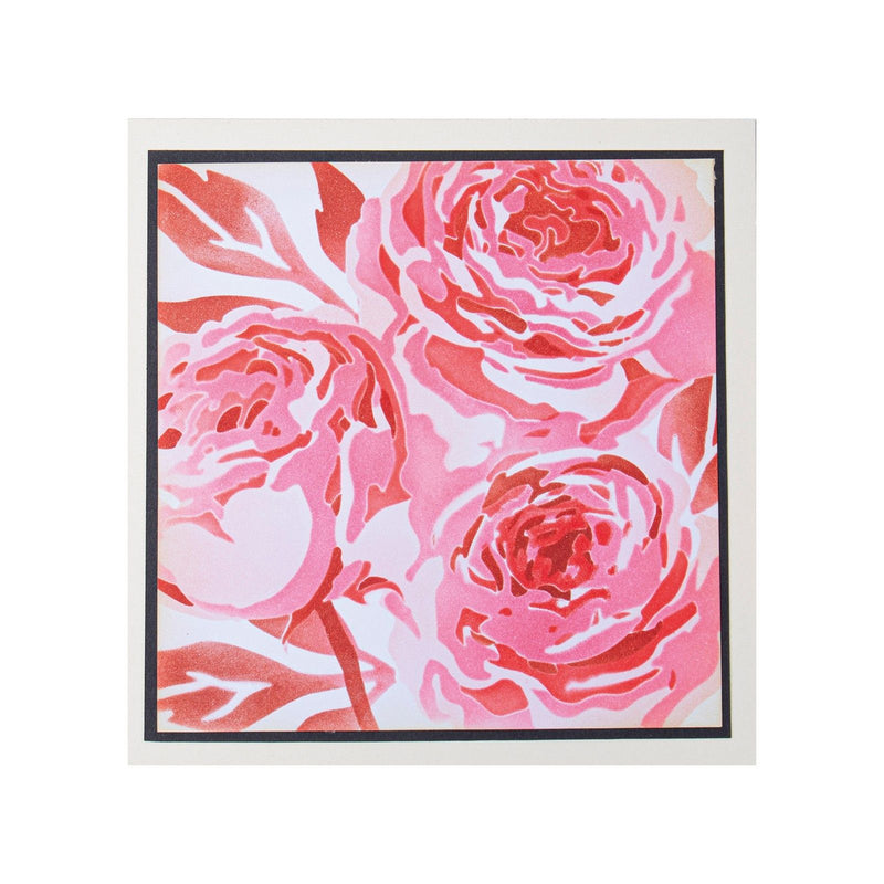 Afbeelding laden in galerijviewer, Sizzix • layered stencils layered peony 4stuks
