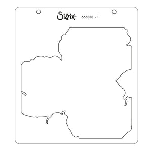 Sizzix • layered stencils layered peony 4stuks