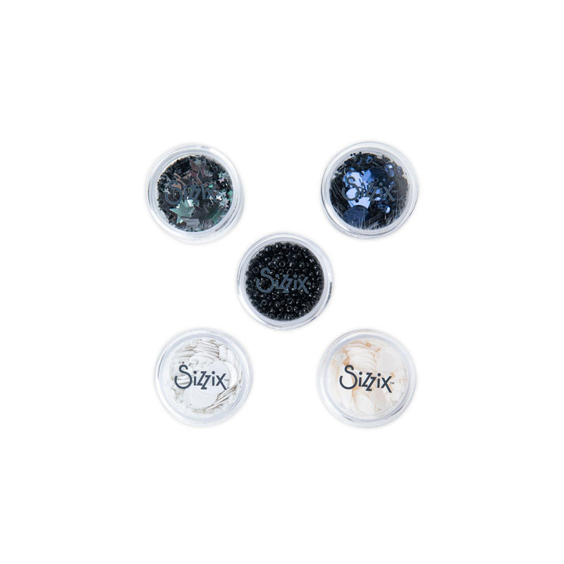 Afbeelding laden in galerijviewer, Sizzix • making essential sequins beads neutrals
