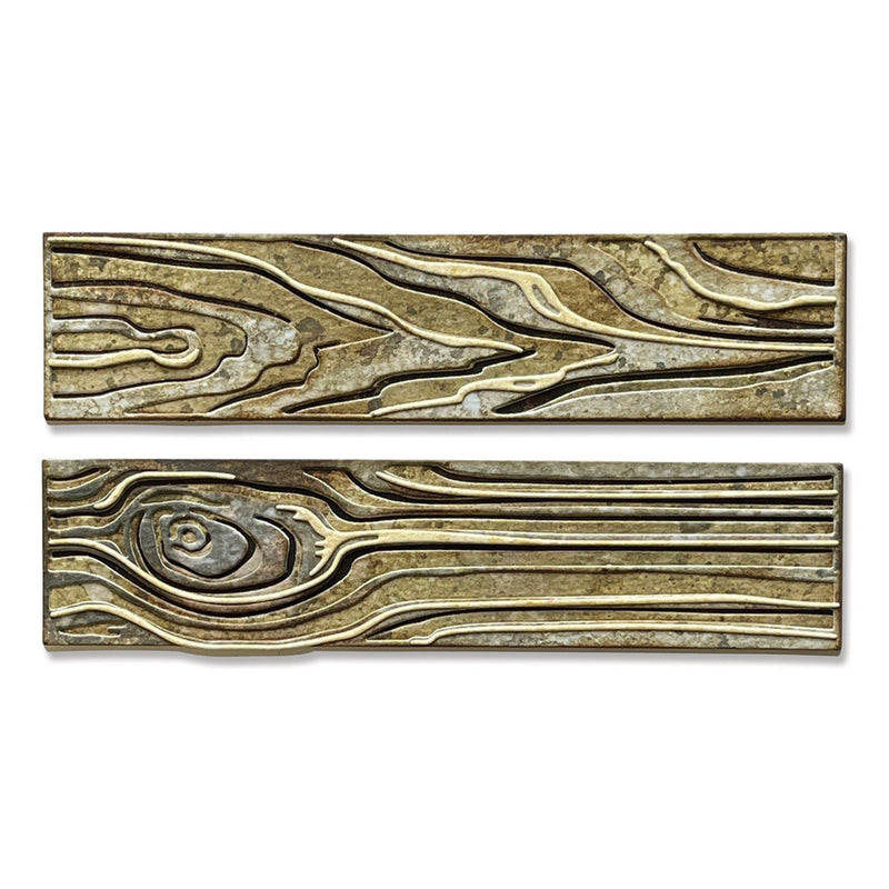 Afbeelding laden in galerijviewer, Sizzix • tim holtz thinlits die set woodgrain colorize 7pcs

