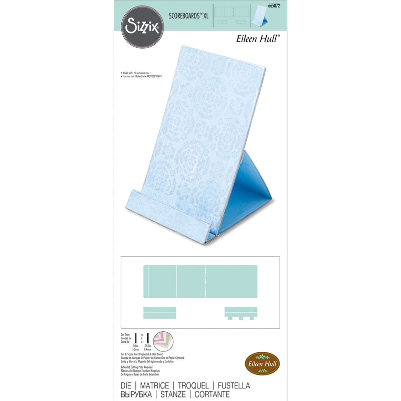 Afbeelding laden in galerijviewer, Sizzix • scoreboards xl die phone stand

