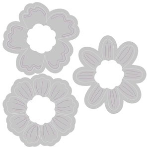 Sizzix • switchlits embossing folder detailed blooms