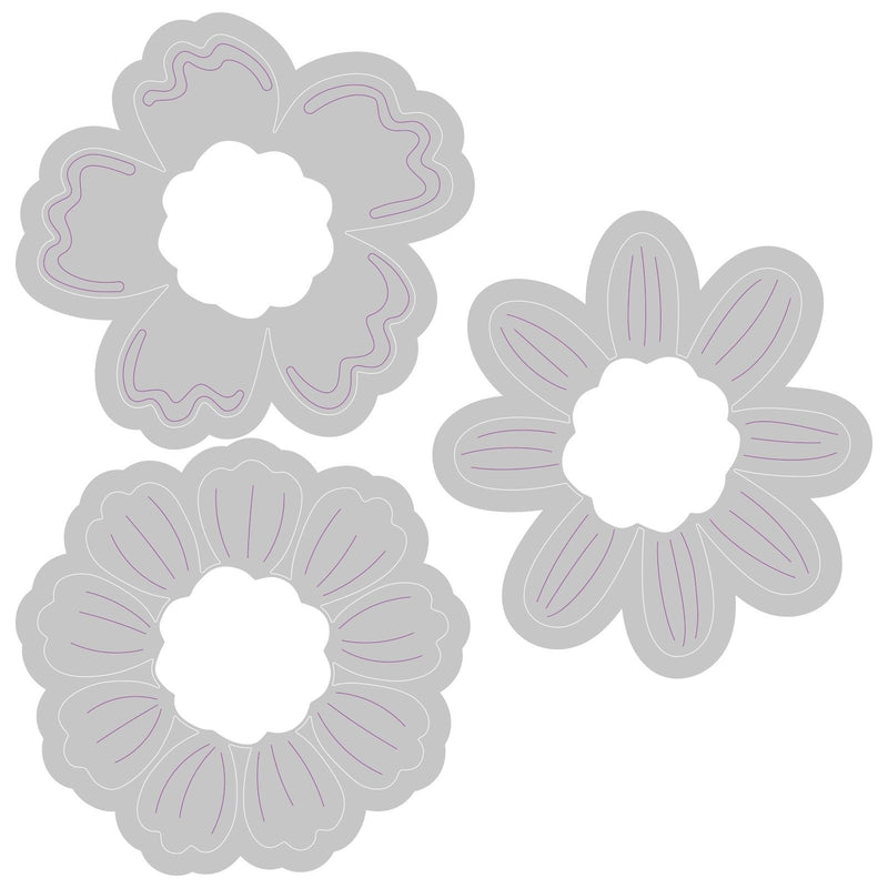 Afbeelding laden in galerijviewer, Sizzix • switchlits embossing folder detailed blooms
