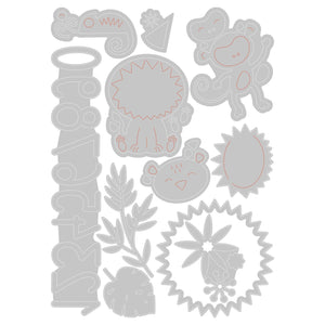 Sizzix • thinlits die set jungle fun 11pieces