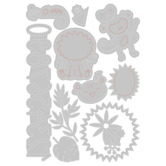 Sizzix • thinlits die set jungle fun 11pieces