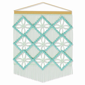Sizzix • thinlits die set macramé card front 9pieces