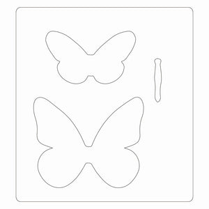 Sizzix • bigz die textile butterflies