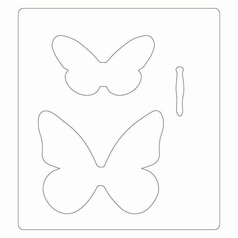 Afbeelding laden in galerijviewer, Sizzix • bigz die textile butterflies

