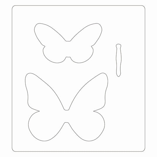 Sizzix • bigz die textile butterflies